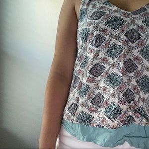 layered tank top from hollister